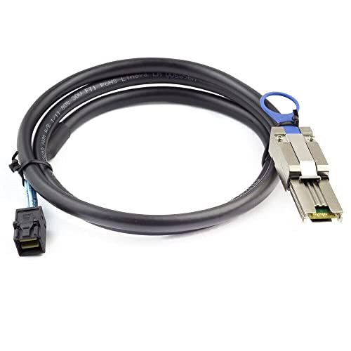 Câble Mini SAS SFF-8088 de 1m pour l'extension de stockage des serveurs d'entreprise