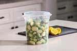 Cambro Contenants de stockage des aliments avec lids (sans BPA) - 4 Conteneur de stockage des aliments à quart (2 Boîte)