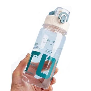 Grofilo Baby Water Bottle for Outdoor, Travel Bottle Portable Mouth and Easy to Carry Handel, Track to ML Marking Baby Choise Your Color (Pack of 1)