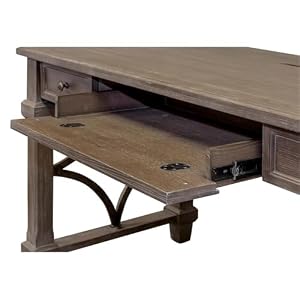 Martin Furniture Writing Desk Weathered Dove