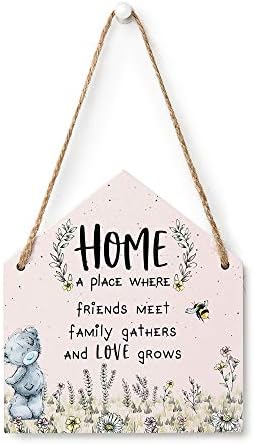 Me to You Tatty Teddy Decorative Wall Plaque 'Love Grows' 8 x 10cm - Official Collection