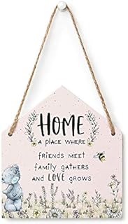 Me to You Tatty Teddy Decorative Wall Plaque 'Love Grows' 8 x 10cm - Official Collection