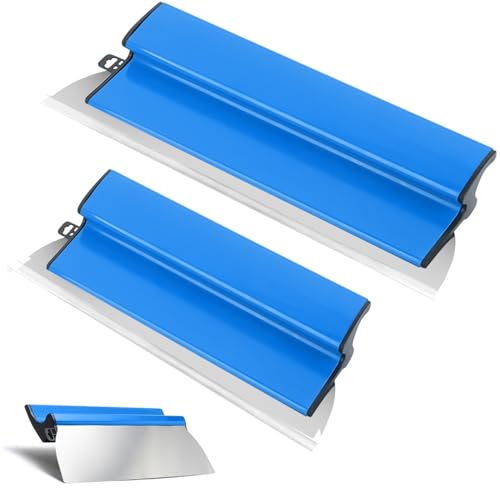 Flächenspachtel 2-teiliges Set, Flächenspachtel aus Edelstahl, Wandwerkzeuge Trockenbau Finishing Glättungsspatel Spachtel Flexible Skimming Blades zum Verputzen von Wänden(25 40cm) Flächenspachtel 2-teiliges Set, Flächenspachtel aus Edelstahl, Wandwerkzeuge Trockenbau Finishing Glättungsspatel Spachtel Flexible Skimming Blades zum Verputzen von Wänden(25 40cm)