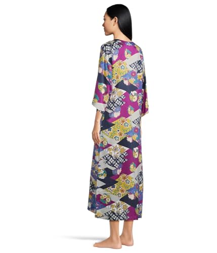 Natori Women's Deco-Satin Caftan3