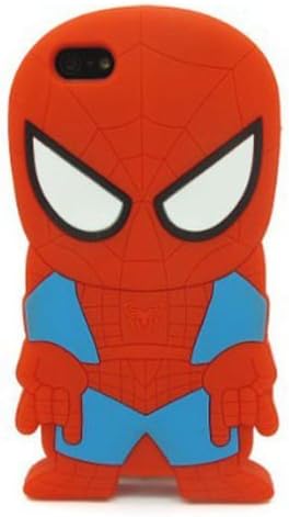 iPhone 6 Case, Maxbomi - 3D Cute Cartoon Yankees Justice Team New York Super Hero Gangs Spider Amazing Man Silicone Rubber Back Cover Soft Cases for iPhone 6 (4.7 inch)