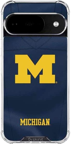 Skinit Clear Phone Case Compatible with Google Pixel 10 - Officially Licensed University of Michigan Wolverines M Design