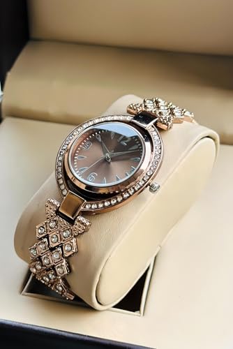 Image of styledose Women Analogue Wrist Watches for Women's & Girls&Miss&Ladies Diamond Studded Stylish Bracelet Strap