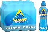 Lucozade Sport Blue Force Energy Drink, 500ml, Pack of 12