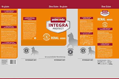 animonda INTEGRA PROTECT Katzenfutter Renal (Niere) (1 x 1,2kg), v von Veterinären empfohlen bei Niereninsuffizienz, Hochwertiges Diätalleinfutter für erwachsene Katzen