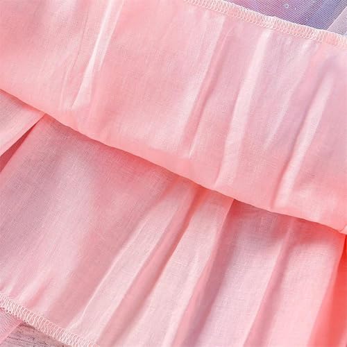 Baby Girls Tutu Dress Toddler Infant Sleeveless Layered Princess Tulle Dress Summer Beach Wedding Party Dresse (Multicolor, 2-3T)