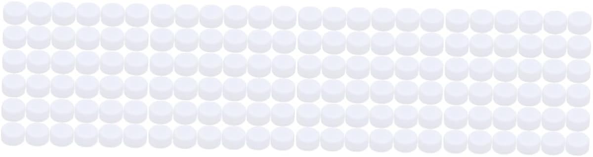 OUNONA 800pcs Plastic Bottle Caps Crafts Leak Replacement Lids for Drink Bottles and Compact Plastic Covers White