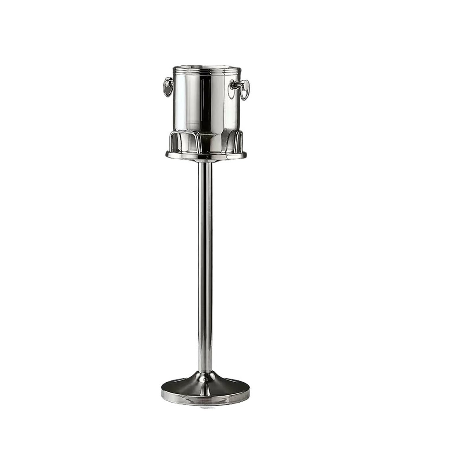 Lijiaxiuyc-101 ice bucket Creative Stainless Steel Ice Bucket With Stand For Wine Champagne Beer KTV Clubs Bar Parties champagne bucket