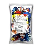 disentis 3000 Hygienisch einzeln verpackt Tise Schoko Clownfische mit Cremefüllung 25 Stück (500g) Wurfmaterial für Karneval und Fasching