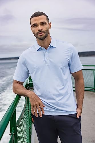 Cutter & Buck Pike Eco Symmetry Print Stretch Recycled Mens Polo4