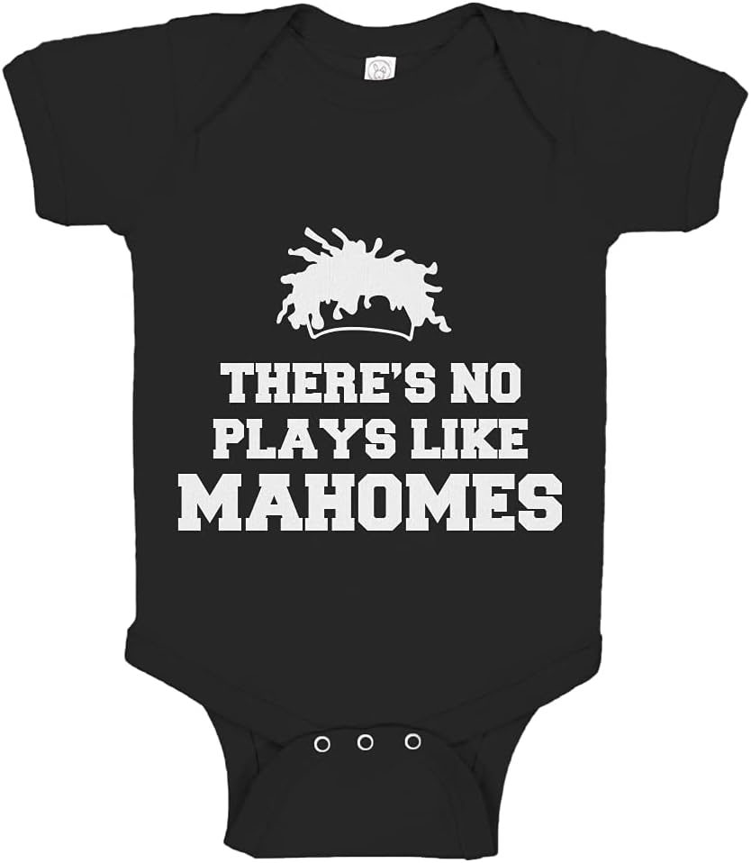 Baby Romper There's No Plays Like Mahomes 100% Cotton Infant Bodysuit