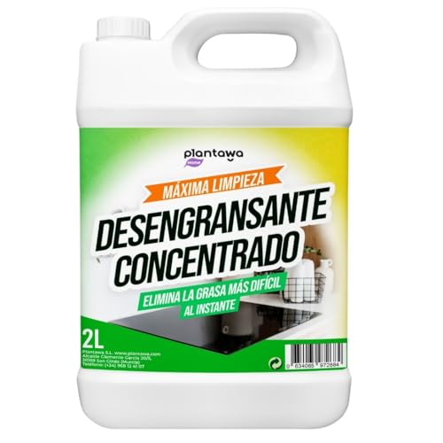 PLANTAWA Desengrasante Concentrado 2L | Limpieza profunda de cocina y baño | Quitagrasas multisuperficie potente, eficaz y versátil para el hogar