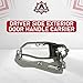 Front Driver Side Exterior Door Handle - Replaces 51218243615 & 95316 - Compatible with BMW X5 Model Years 2000, 2001, 2002, 2003, 2004, 2005 & 2006 - Left Door Handle Carrier Assembly Replacement