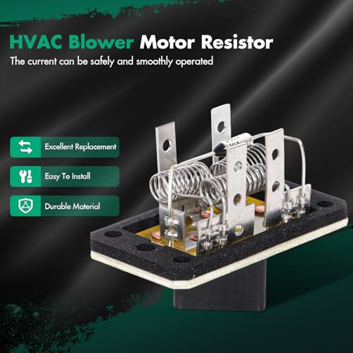 Image of SCITOO Air Conditioning Heater Fan HVAC Blower Motor Resistor Fit for Ford for Taurus 1996-2007,for Mercury for Sable 1996-2005,for Mercury for Villager 2001-2002, RU402,4P1398,SW11372C,F6DZ19A706AA