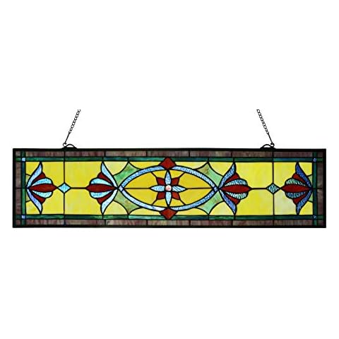 Happy Living Time Stained Glass Panel Cover