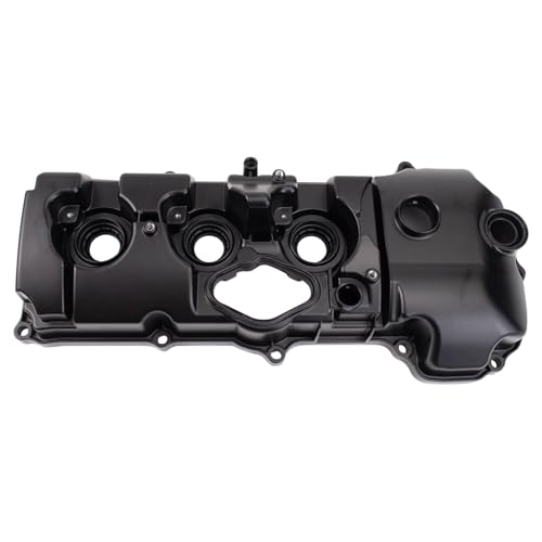 Image of TRQ Left Valve Cover Drivers Side Compatible with 2015-2019 Ford Explorer 2014-2019 Flex Police Interceptor Sedan Police Interceptor Utility Taurus 2014-2016 Lincoln MKS MKT