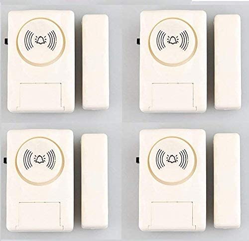 smars ® Plastic Wireless Door Window Open Alert Alarm Home Security System Siren | Cream-Set of 4 Quantitiy (B09STL1GDQ) Amazon Price History, Amazon Price Tracker