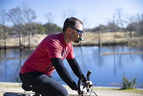 Bas Rutten O2 Trainer - Official Workout Device For Respiratory Training And Lung Muscle Fitness - Portable Breathing Mouthpiece For High Altitude And Power Training (Green) #TOP4