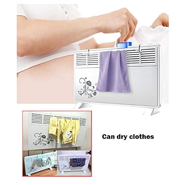 Riscaldatore, riscaldamento elettrico Convettore Riscaldatore-Sicurezza Termica Funzione di interruzione Risparmio energetico Silenzioso Montaggio a parete o Radiatore da bagno a pavimento