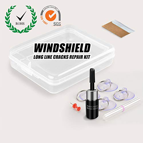 Upgraded Windshield Repair Kit Specifically for Auto Glass Long Line Crack Scratch Fixing