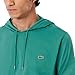 Lacoste Men's Hooded Cotton Jersey T-Shirt, Spruce, Large