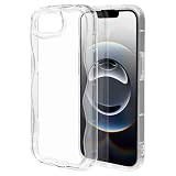 ラスタバナナ ケース カバー iPhone16 e 専用 ソフトケース TPU 衝撃吸収 my.DECOR inside ウェーブ クリア 8695IP5ETPCL