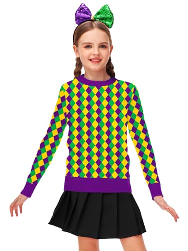 Remimi Kids Halloween Print Sweater Boys Girls Holiday Sweatshirt 5-14 Years4