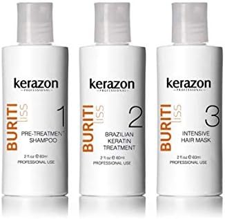 Brazilian Keratin Treatment Complex Blowout KERAZON kit 2oz/60ml - Tratamiento de Keratina Queratina Brasileña para Alisar Importada
