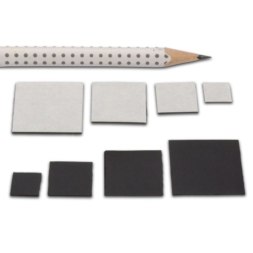 60 Stück Magnetetiketten Beschreibbar 60x20mm, Magnetstreifen