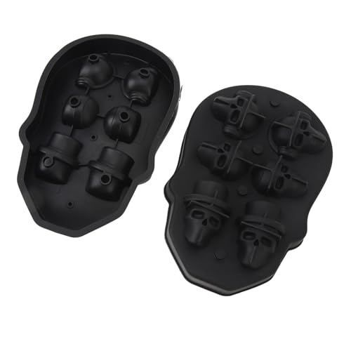 Molde para cubitos de hielo calavera de silicona 3D miniatura 3