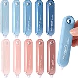 10 PCS Rubans Correcteurs,BetterJonny 6mx5mm Souris Correcteur Blanc avec Capuchon Protect...