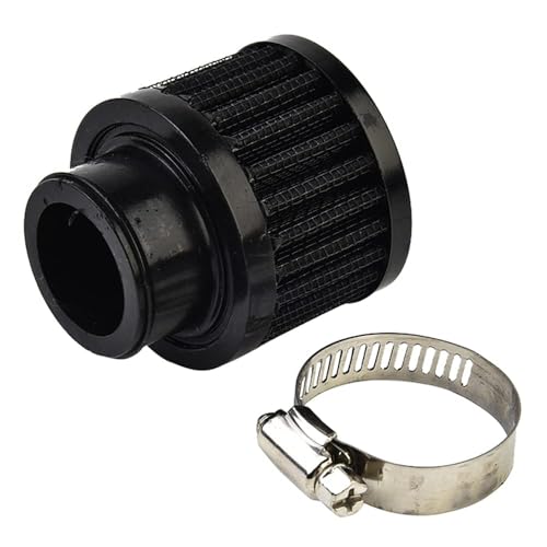 Mini-Lufteinlassfilter, Kurbelgehäuse, Entlüftungsfilter, Autozubehör, 25 mm, Schwarz