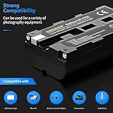 Neewer Rechargeable Li-ion Battery Replacement for Sony NP-F550/570 Compatible with Field Monitor, Neewer CN-160 CN-126 CN-216 LED Light and Others - Image 4