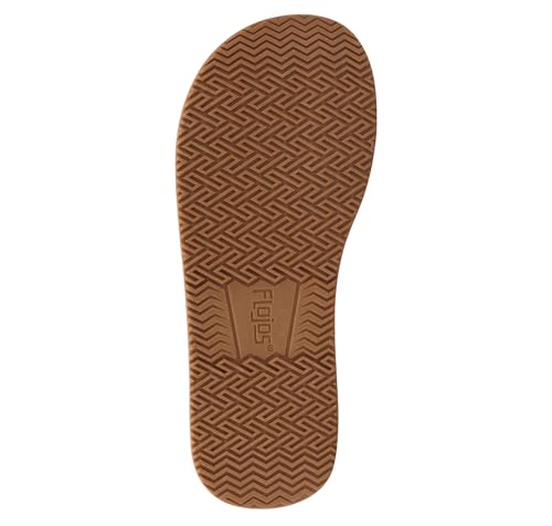 Flojos Vincente Men's Sandal, Embossed Strap On Memex Bed4