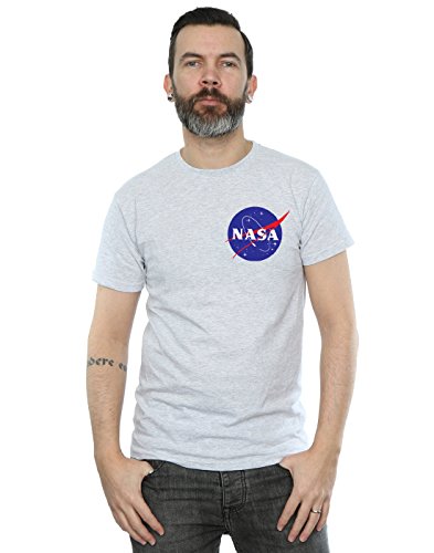 Image of NASA Men's Classic Insignia Chest Logo T-Shirt X-Large Sport Grey