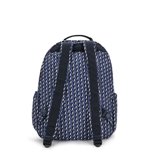Image of Kipling Women's Seoul 15 Laptop Backpack, Durable, Roomy with Padded Shoulder Straps, Nylon School Bag