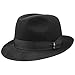 Produktbild Borsalino Georgio Herren Haarfilzhut Damen/Herren - Made in Italy Filmhut Fedora Herrenhut mit Ripsband Frühling-Sommer Herbst-Winter - 56 cm schwarz