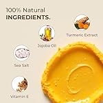 GLO Melanin Turmeric Scrub for Dark Spots, Brightening Inner Thighs Bikini Area Underarms, Natural Exfoliating Face - Image 3
