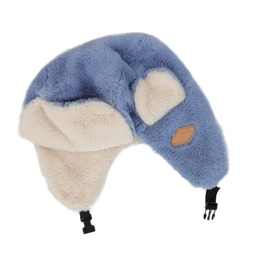 MioCloth Kids Faux Fur Winter Hat Thermal Warm Skiing Hat Outdoor Snowboard Cycling Trooper Ear Flap Cap for Boy Girl4