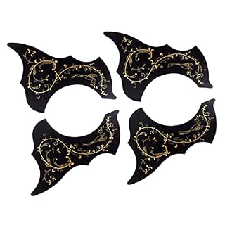 DOMELAY 4pcs Folk Guitar Pickguard Scratch Plate pour 40/41 Pouces pour Guitare Acoustique, 4, comme décrit - Les Beatles, Paul McCartney, John Lennon, RIngo Starr, George Harrison