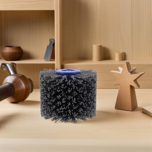 Brosse de polissage en nylon grain 60 pour perceuse et meuble