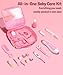 Baby Healthcare and Grooming Kit, Electric Safety Nail Trimmer Baby Nursery Kit, Newborn Care Kits with Hair Brush Comb for Newborn Infant Toddlers Baby Boys Girls Kids, Baby Shower Gifts