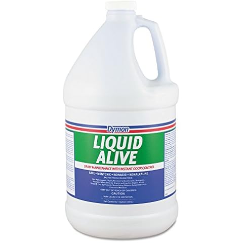 Dymon 23301 LIQUID ALIVE Enzyme Producing Bacteria 1gal Bottle 4/Carton Cover