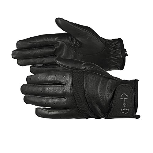 Gants cuir et mesh femme Horze pour équitation