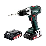  Metabo 602102950 Akkuschrauber BS 18 LT Compact 18V - inkl. 2 CAS Li-Power Akkupacks (18 V/2,0 Ah); Ladegerät; Transportkoffer