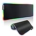 REAWUL RGB Mauspad Gaming - Großes Mousepad XXL 14 LED Beleuchtungsmodi Computer Mausmatte, rutschfeste Gummibasis und Wasserdichtes Tastatur Maus Pad 800x300x4mm